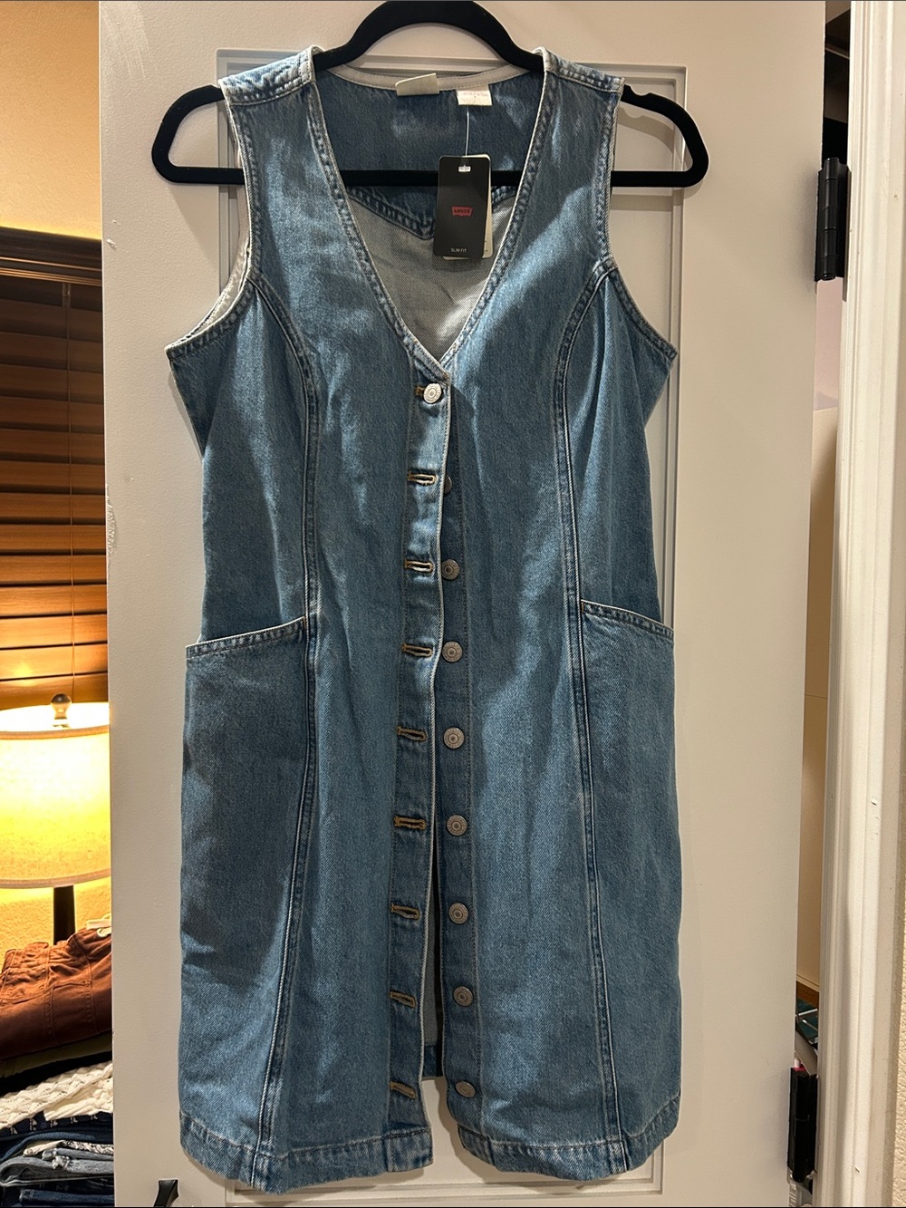 Levi's Light Blue Denim Dress NWT